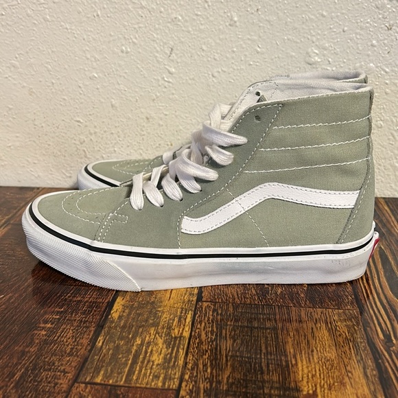 Vans Sk8-Hi Tapered in Desert Sage and White - Picture 3 of 6